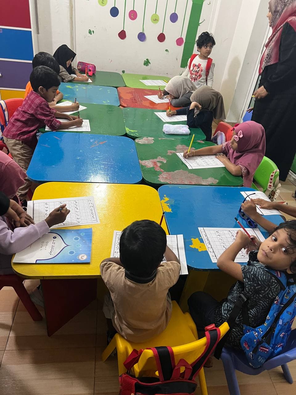 Literacy & Numeracy learners at Dharaja Learning Centre